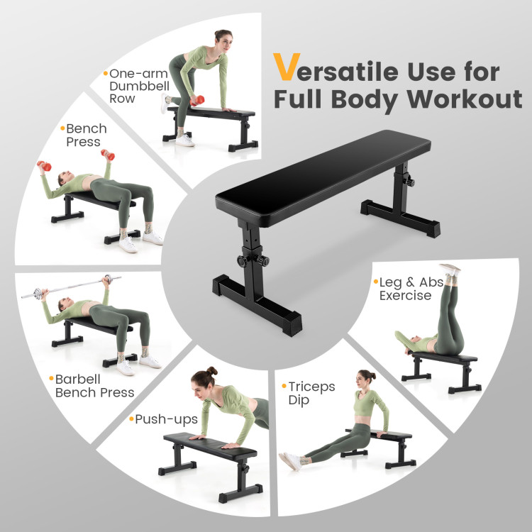 600 LBS Heavy Duty Weight Bench with 5-Level Adjustable HeightCostway Gallery View 5 of 10
